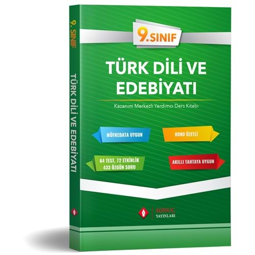 9.Sınıf Türk Dili Edebiyatı Yardımcı Ders Kitabı 2022-2023